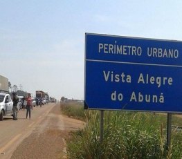 LIBERADA – Comunidade desbloqueia BR-364 após manifestação 