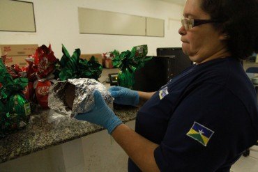 Ovos de chocolate vendidos em Porto Velho são fiscalizados pelo Instituto de Pesos e Medidas