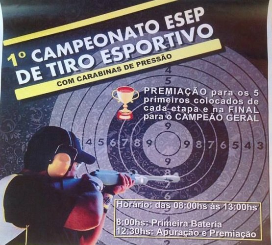 Primeiro campeonato ESEP de Tiro Esportivo