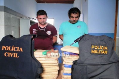 SÃO MIGUEL – Policias  apreendem 23,5 Kg de pasta base