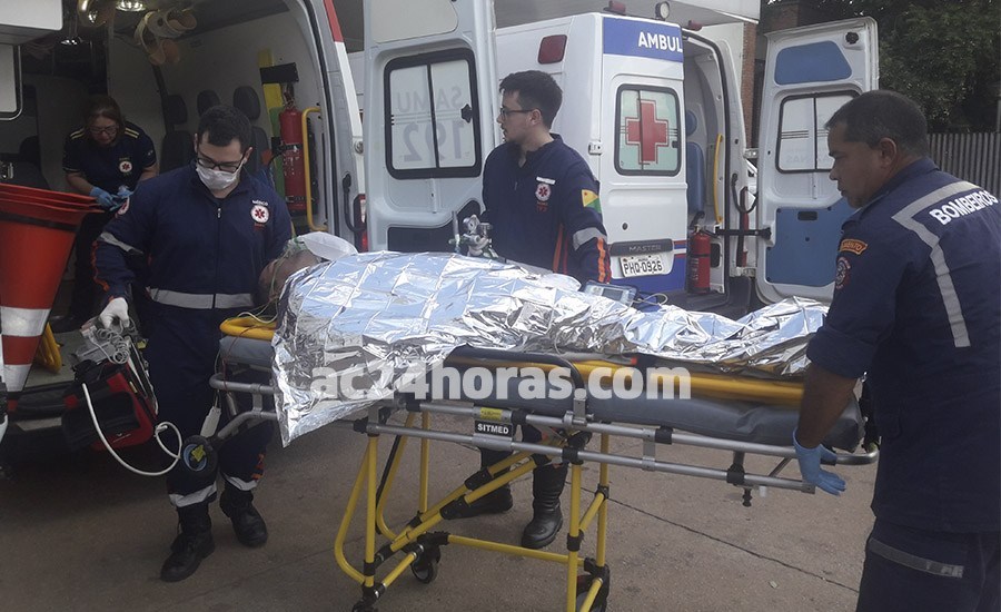 ESTADO GRAVE: Eletricista da Energisa recebe descarga elétrica e vai parar no Pronto Socorro