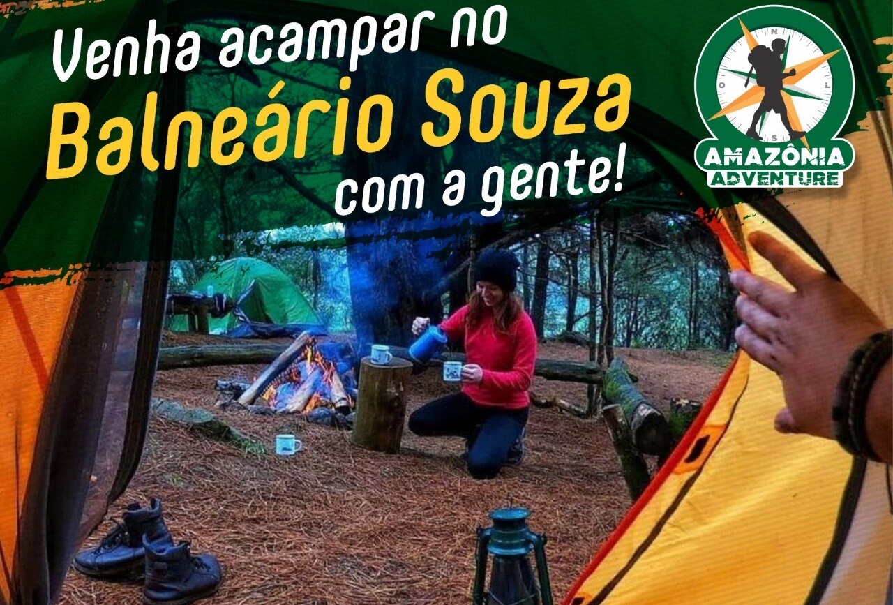 AVENTURA: Amazônia Adventure promove acampamento no Balneário Souza com Caiacada Noturna 