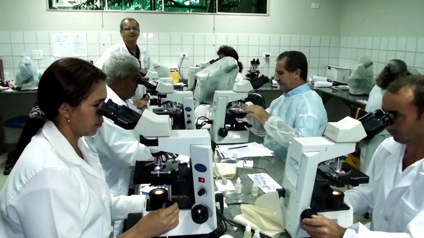 CAPACITAÇÃO: Lacen capacita técnicos para atuar no diagnóstico de casos de malária