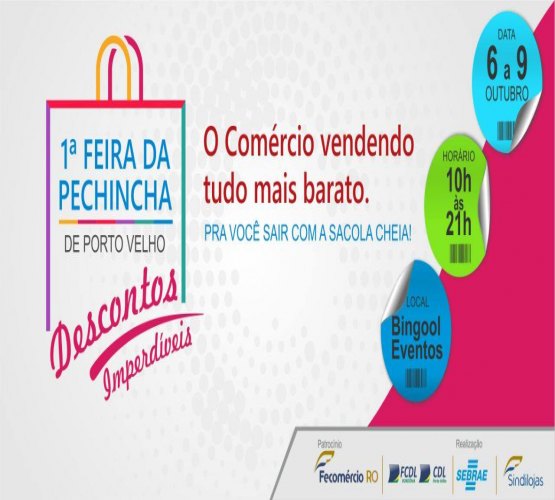 Acontece 1ª Feira da Pechincha de Porto Velho