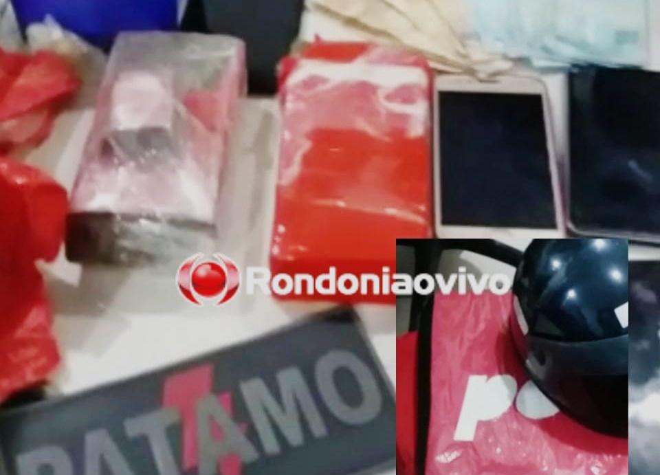 DISFARÇADO: Motoboy de delivery é preso entregando dois quilos de maconha