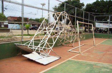 Praça de Porto Velho será reformada após ser destruída por vândalos 