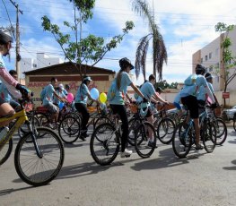 Ariquemes realiza passeio ciclístico solidário no dia dos Pais