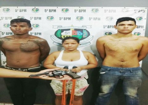 Trio invade aniversário, faz sete pessoas reféns e acaba preso pela PM