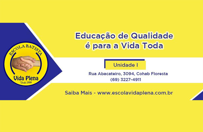 Conheça a escola de educação Batista Vida Plena