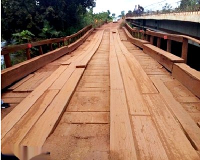 Ponte fica interditada pelo prazo de 48 horas