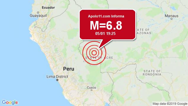 PÂNICO: Terremoto de 6.8 pontos é registrado no Acre