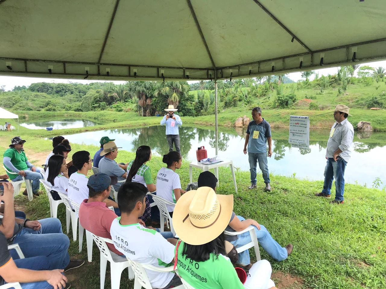 PISCICULTURA: Dia de campo debate custo de produção na criação de tambaqui