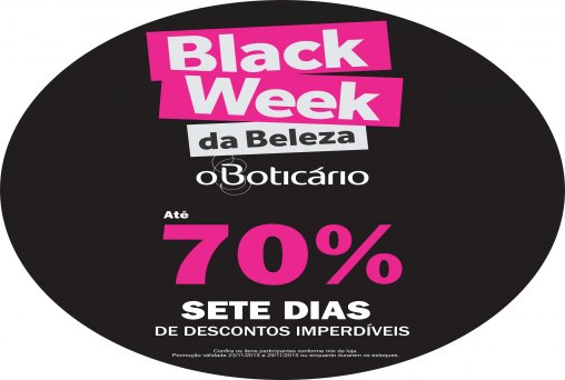 O Boticário oferece descontos de até 70% durante a Black Week da Beleza