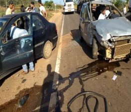 Motociclista tenta ultrapassagem e causa acidente na BR 364