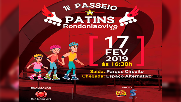 PASSEIO DE PATINS: Adiado para domingo dia 17 de fevereiro