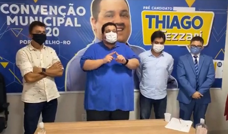 ABANDONOU:  Tiago Tezzari do PSD desiste de disputar prefeitura para apoiar Hildon Chaves