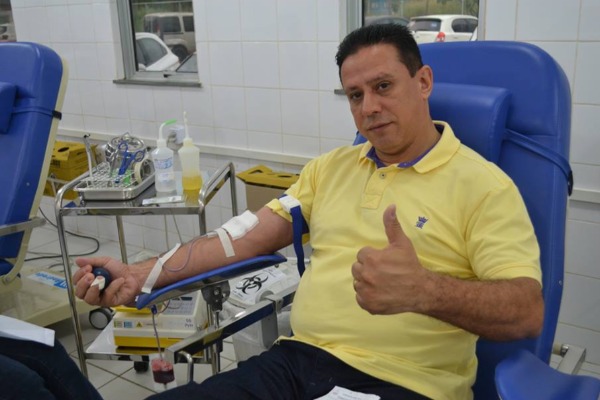 CONVITE: Edesio Fernandes convida população para doação de sangue