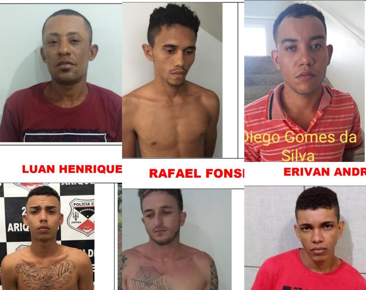 PROCURADOS: Veja imagens e nomes dos apenados que fugiram de presídio