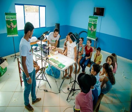 ANIMANDO AMAZÔNIA - Cinema nas salas de aula