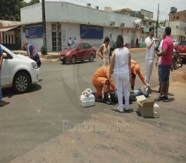 ROTINA: Motociclista fica ferido em mais um acidente na Duque de Caxias