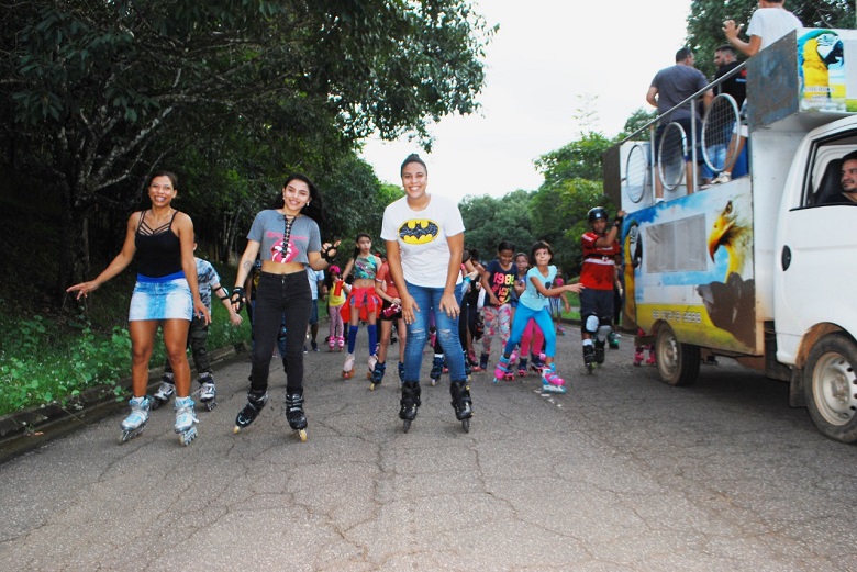 PATINS: Crianças foram maioria entre patinadores no 1º Passeio do Rondoniaovivo