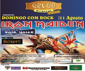 Iron Maiden Tribute no Domingo com Rock do GREGO ORIGINAL PUB