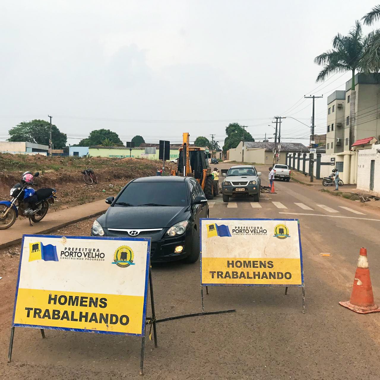 RISCO: Júnior Cavalcante atende demanda do bairro Novo Horizonte