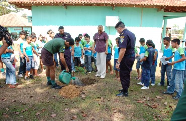 Batalhão da Policia Ambiental abre Semana da Árvore com o tema 