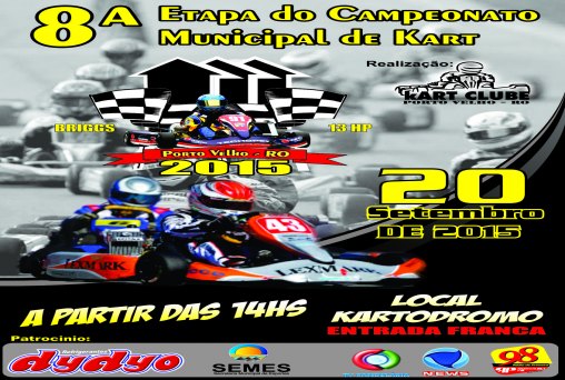 8ª Etapa do Campeonato Municipal de Kart