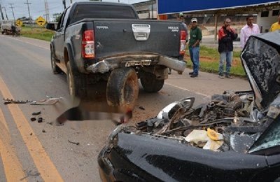 Falta de atenção resulta em mais um acidente na BR-364