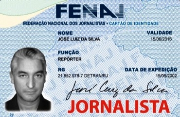 FENAJ divulga comunicado informando que só carteira dela é legal e vale como identidade