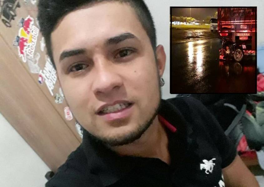 FATAL: Motociclista morre após moto se chocar na traseira de carreta