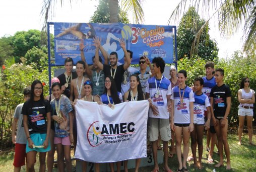 Cacoal é campeã do 3º Circuito de Natação 