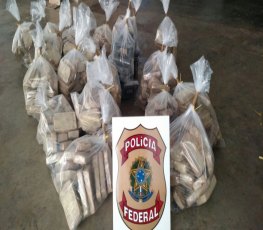 PF apreende 1 tonelada de cocaína em carretas de milho na BR-364