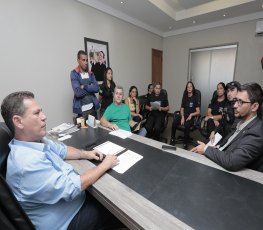 Presidente Maurão recebe comissão de agentes socioeducadores