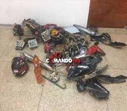 Polícia Militar encontra desmanche de motos dentro de residência