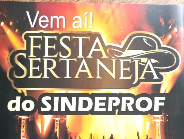 MÚSICA: Festa Sertaneja do Sindeprof acontece em novembro