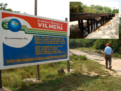 Prefeitura de Vilhena faz obra no Mato Grosso e comete crime ambiental - Veja fotos