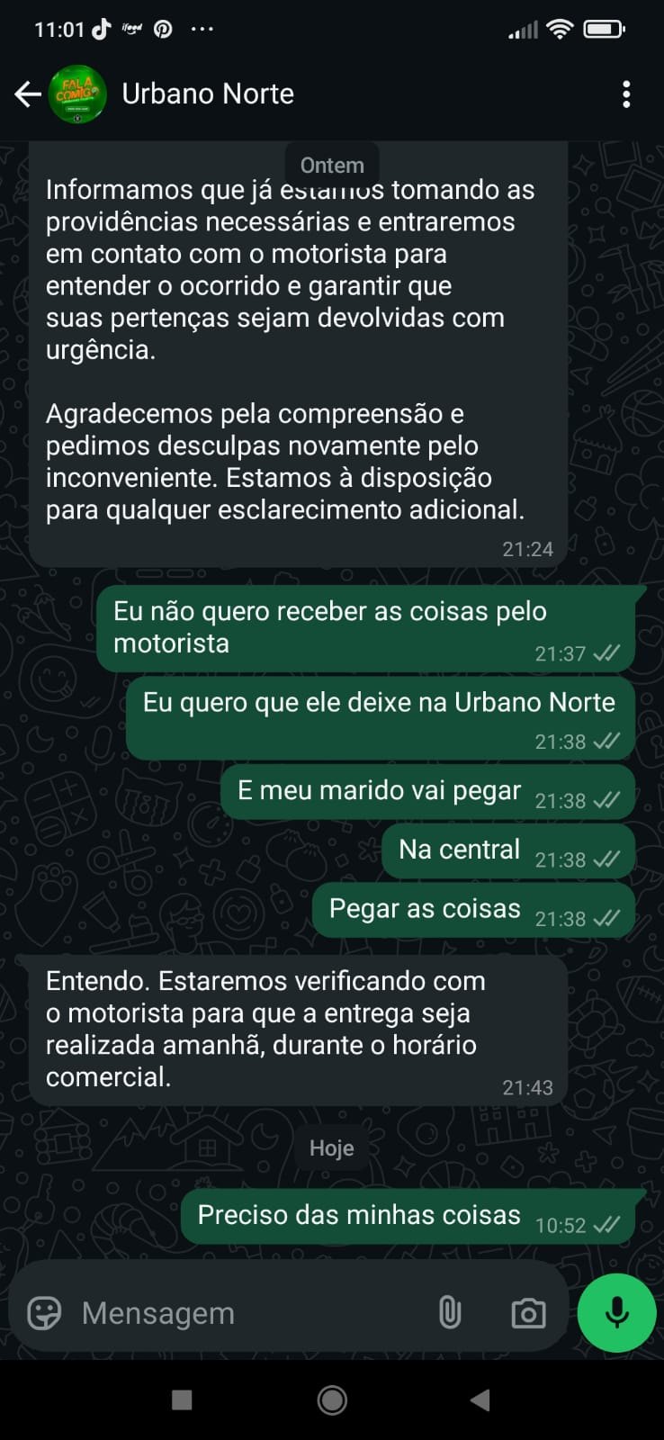 ATUALIZADA: Passageira afanada por motorista da Urbano Norte recupera pertences