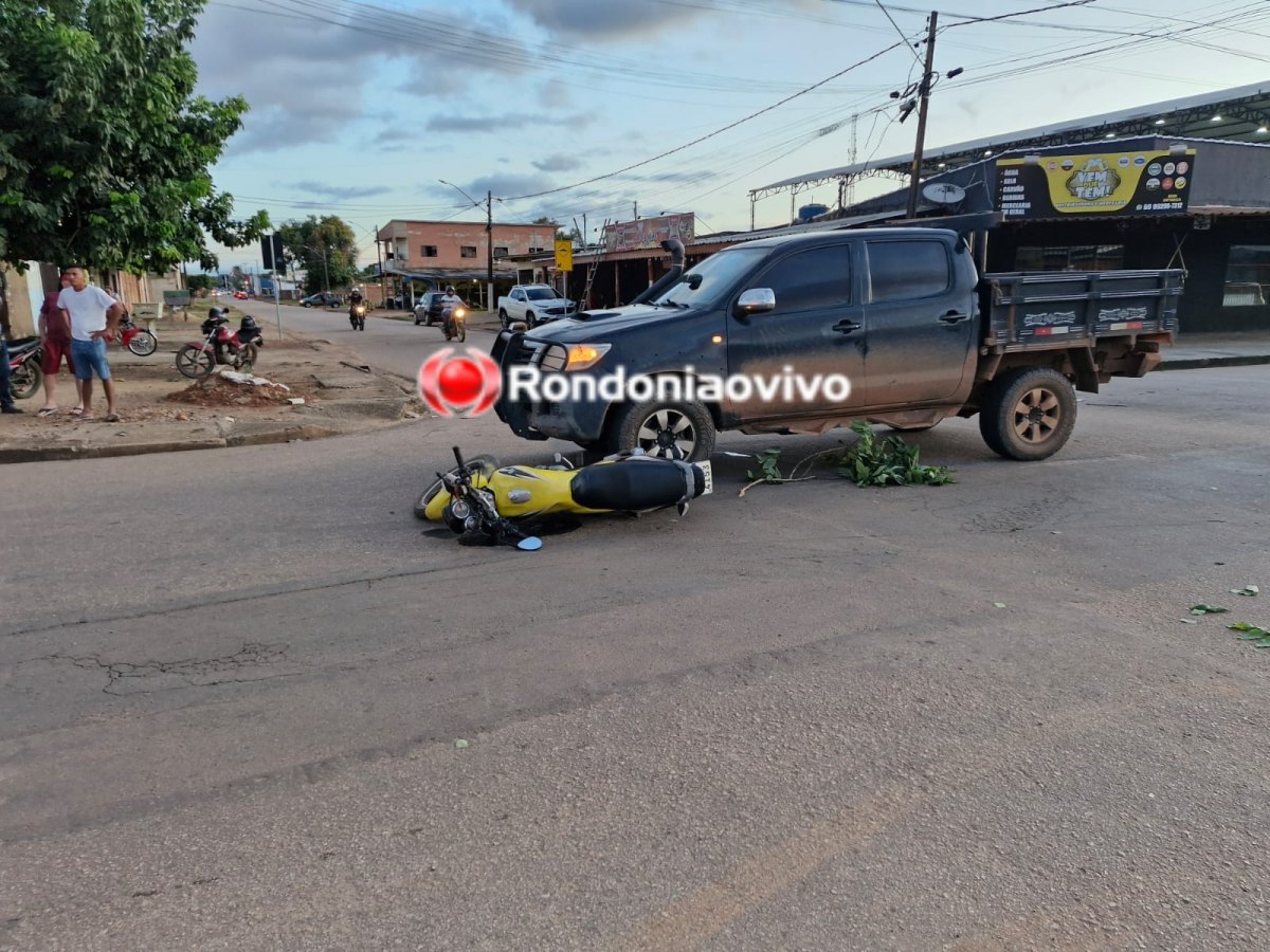 PASSOU DIRETO: Motorista de caminhonete avança preferencial e causa grave acidente 