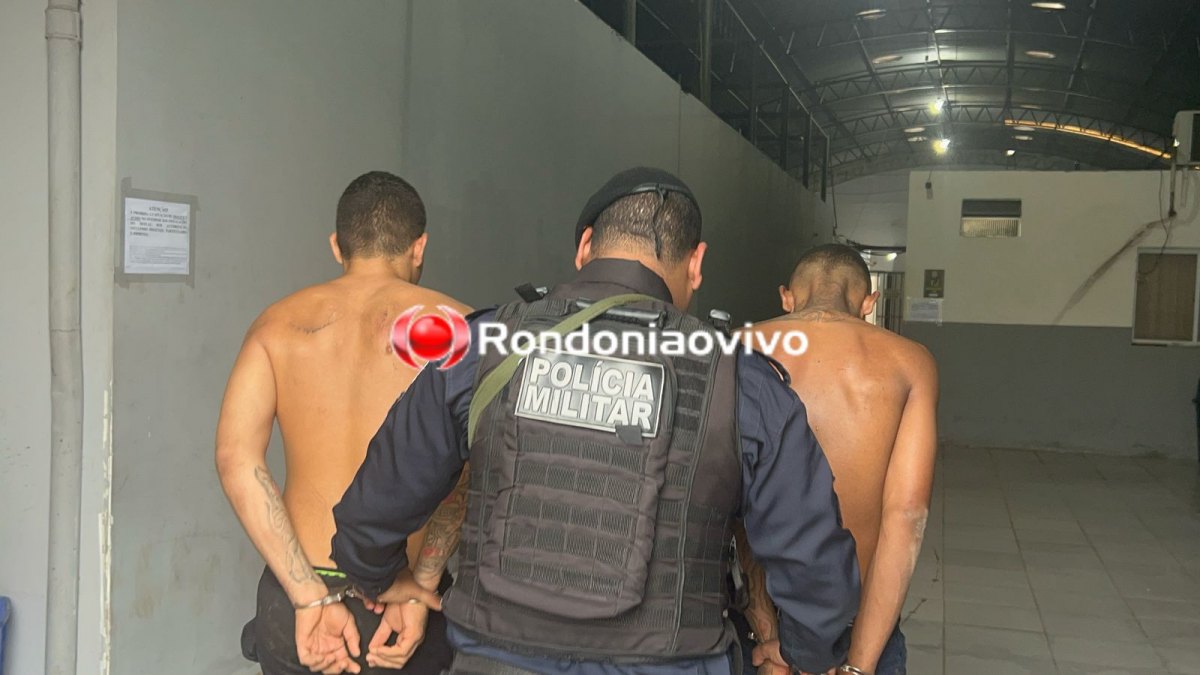 ASSISTA: 'Bololô' e comparsa são interceptados pela PM após roubo a motorista de App