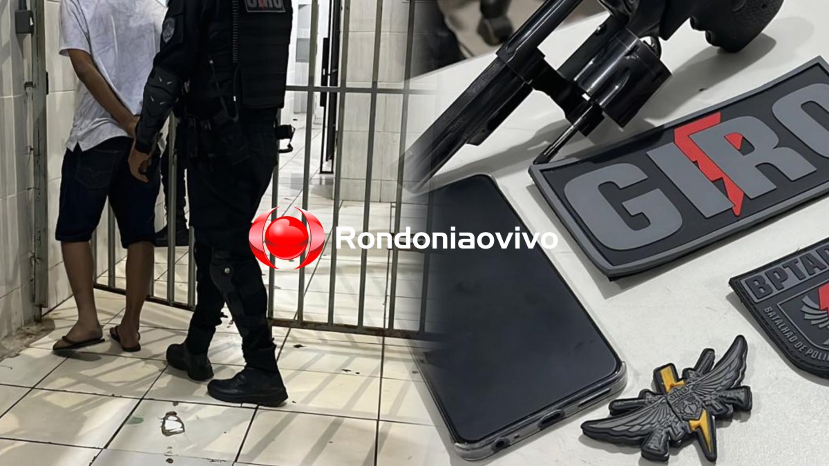 REVÓLVER: PM flagra homem com '357' na cintura; 'Sou ameaçado por faccionado' 