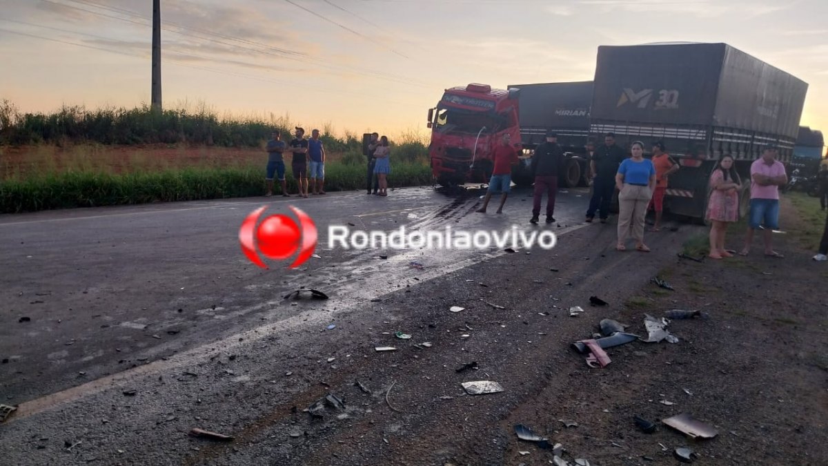 NA BR-364: Identificadas vítimas de trágico acidente entre ambulância e carreta de soja 