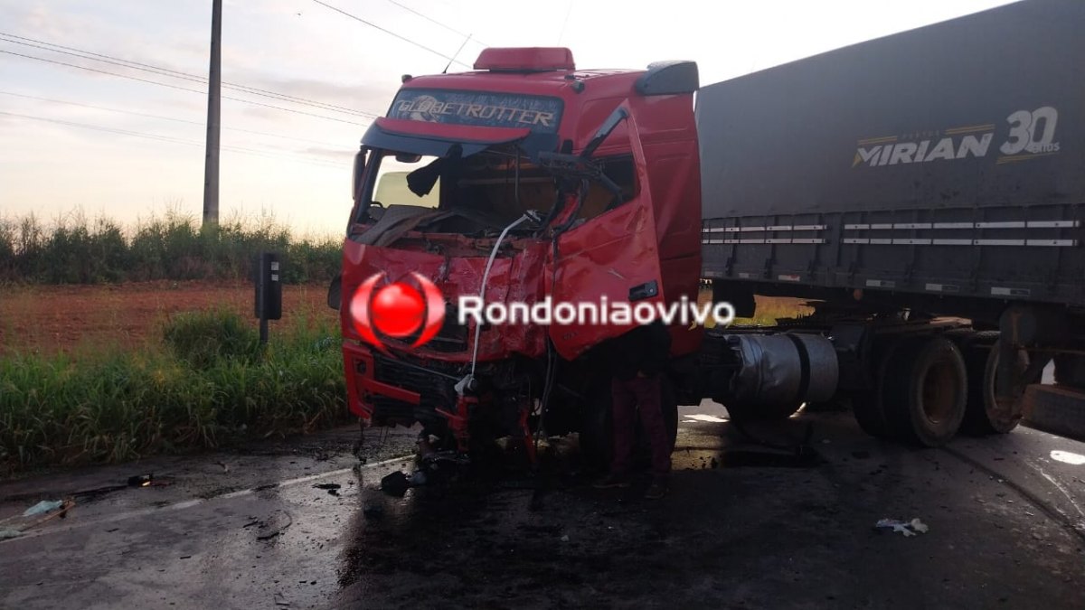 NA BR-364: Identificadas vítimas de trágico acidente entre ambulância e carreta de soja 