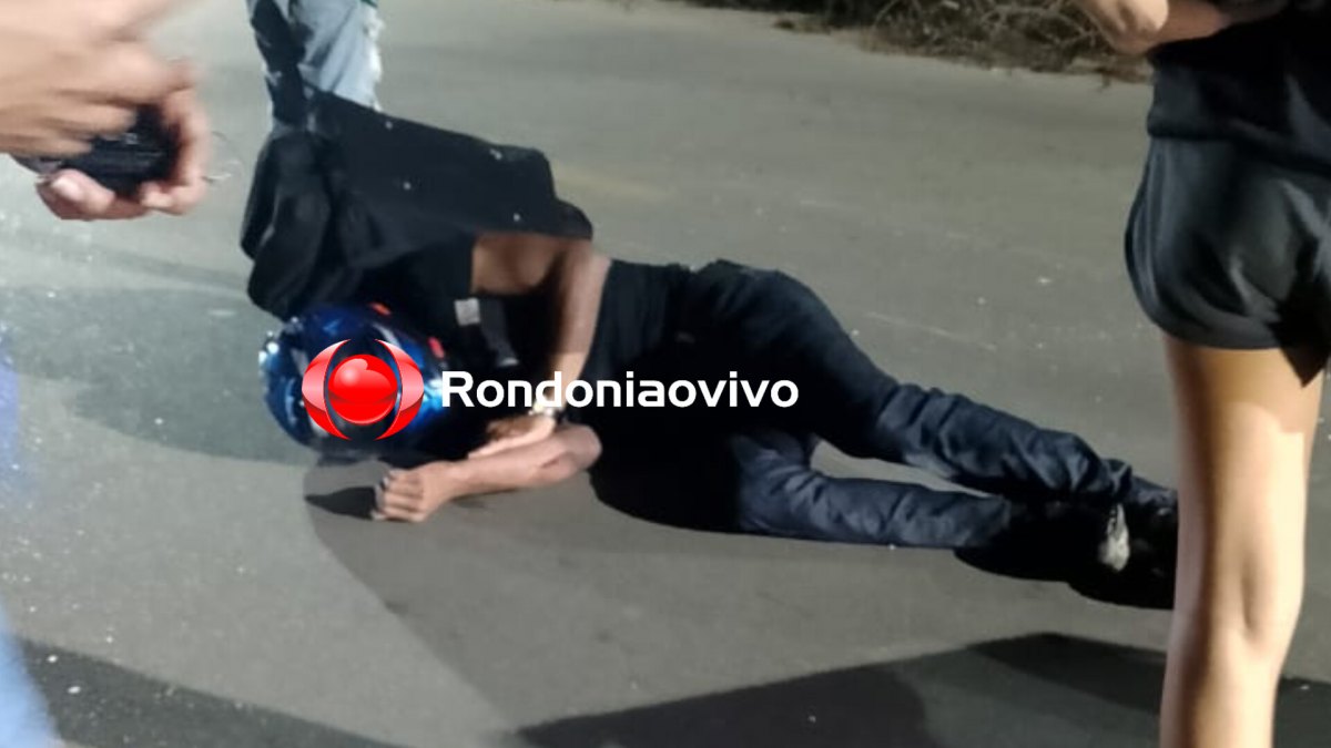 URGENTE: Motoboy sofre grave acidente em colisão na Estrada do Santo Antônio 