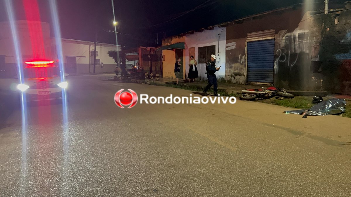 VÍDEO: Motociclista morre após perder controle da direção e bater em muro