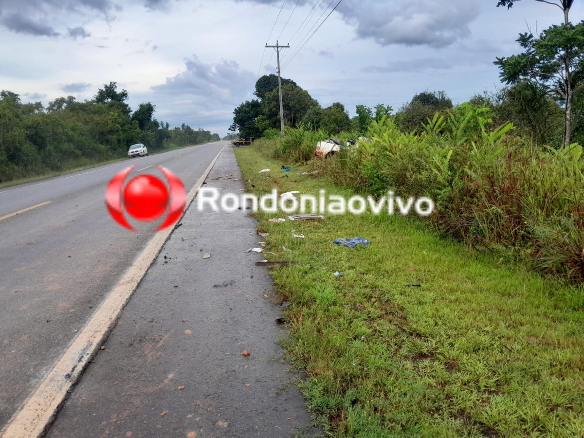 VÍDEO: Duas pessoas morrem e uma fica em estado grave após capotamento na BR-319