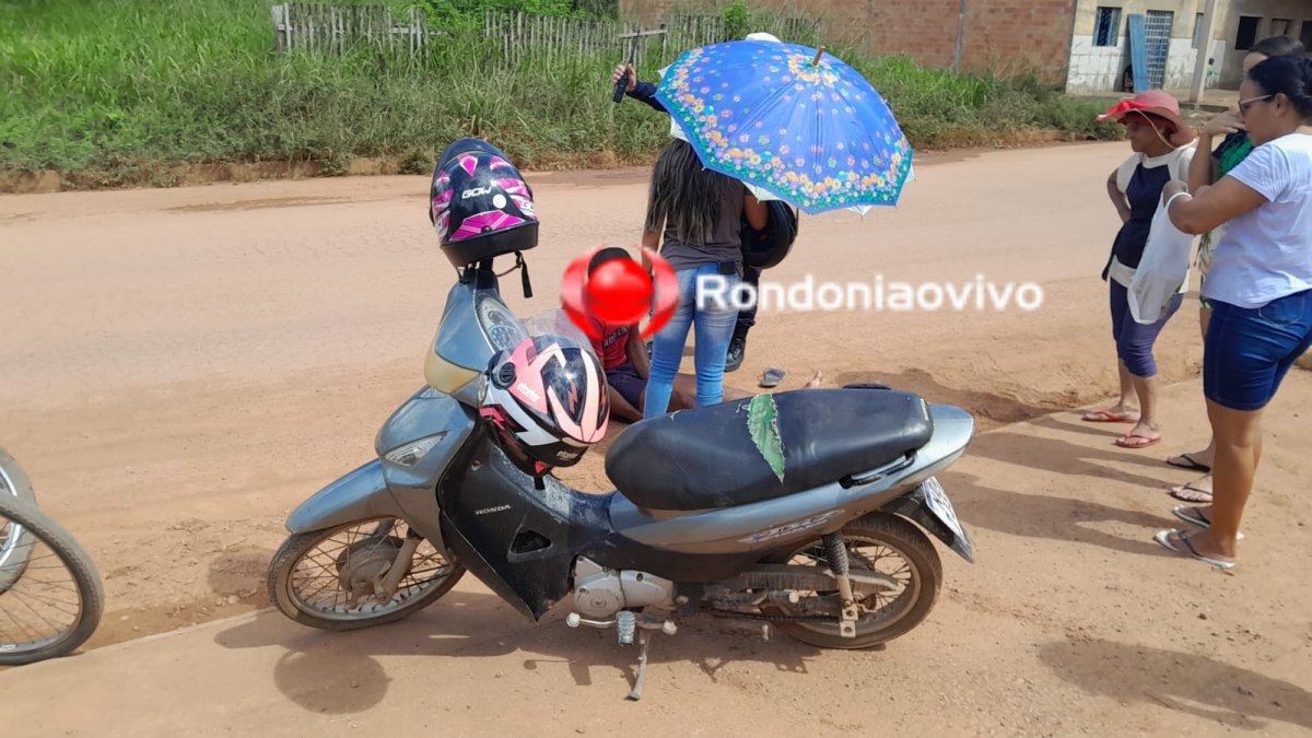 URGENTE: Motociclista sofre grave queda ao passar em buraco 