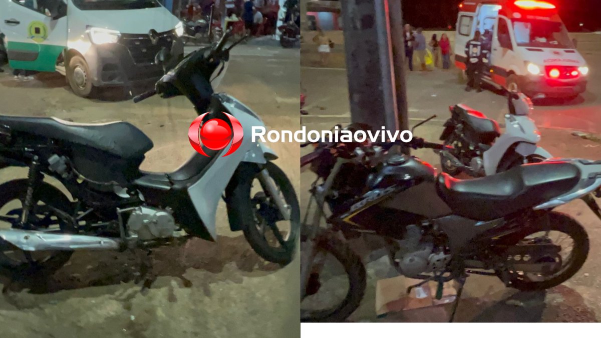 URGENTE: Quatro pessoas sofrem ferimentos após colisão entre motos na BR-364 