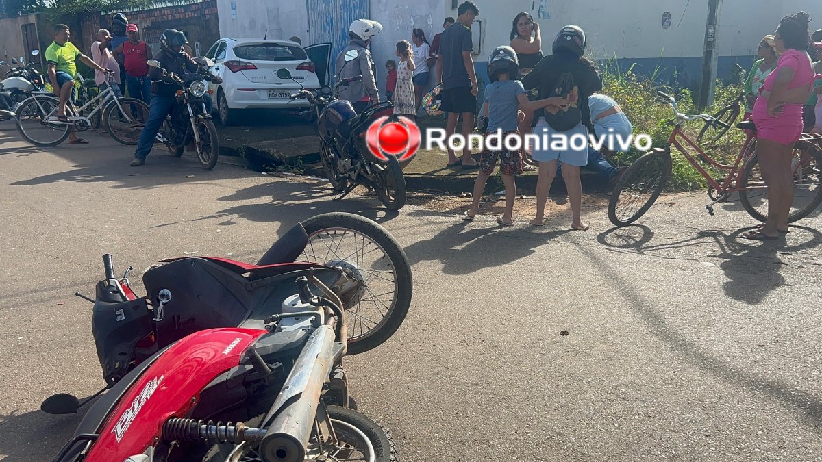 VÍDEO: Homem em moto Honda Biz fica gravemente ferido após HB20 avançar